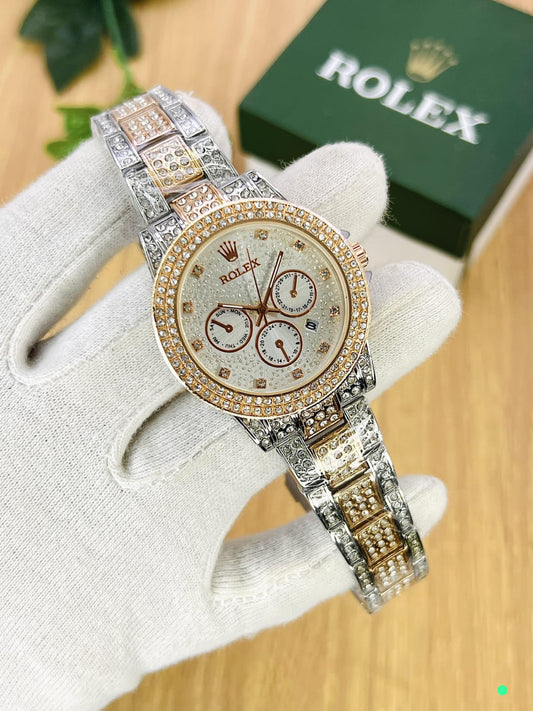 ROLEX STONED LADIES WATCH