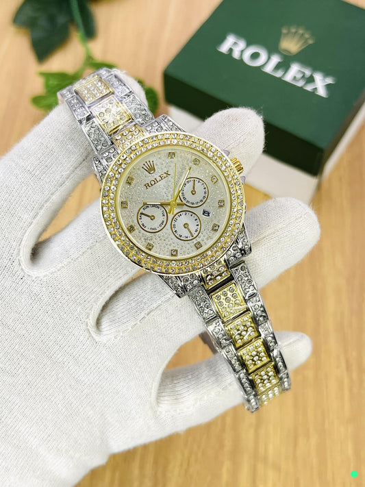 ROLEX STONED LADIES WATCH