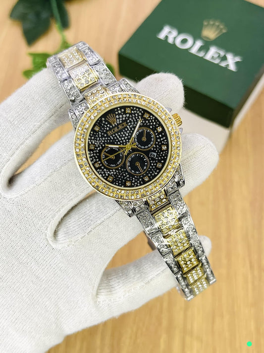 ROLEX STONED LEADIES WATCH